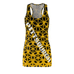 ThatXpression Fashion D'Cut Pittsburgh Black Yellow Designer Tunic Racerback