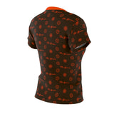 ThatXpression Elegance Women's Brown Orange S12 Designer T-Shirt