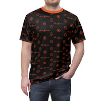 ThatXpression Elegance Men's Bengals Black Orange S12 Designer T-Shirt