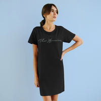 ThatXpression Fashion Gray Organic T-Shirt Dress P98J