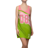 ThatXpression Ai10 Prototype Pink Green 08 Racerback Tunic Dress
