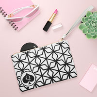 Queen Of Spades Collection Black White Clutch Bag