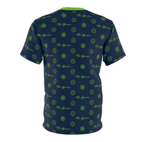ThatXpression Elegance Men's Navy Green S12 Designer T-Shirt