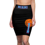 ThatXpression Fashion Home Team Miami Florida Women's Pencil Skirt