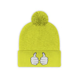 TX ThatXpression Unisex Pom Pom Fists Beanie