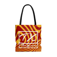 ThatXpression Gym Fit Multi Use San Francisco Themed Swirl Gold Red Tote bag