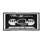 ThatXpression Train Hard And Takeover Gym Fitness Beach Towel 1PTFY