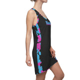 ThatXpression Fashion Miami Home Team Vice Camo Racerback Jersey Dress