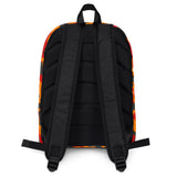 ThatXpression Fashion Orange Pewter Camo Themed Backpack