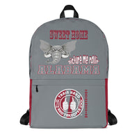 ThatXpression Fashion Fitness Alabama Inspired Red White Grey Laptop Gym Backpack