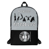 ThatXpression Fashion Fitness Gym Training Cross Fitness Black Grey Backpack