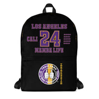 ThatXpression Fashion Fitness California 24 Inspired Mamba Life Laptop Gym Fitness Backpack