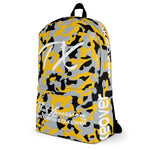 ThatXpression Fashion Black Yellow Camo Backpack