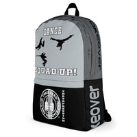 ThatXpression Fashion Fitness Urban Hip Hop Black Grey Dance Fitness Squad Up! Backpack