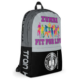 ThatXpression Fashion Fitness Zumba Fit For Life Backpack