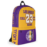 ThatXpression Fashion Fitness 23 King James Los Angeles Tribute Laptop Gym Fitness Backpack