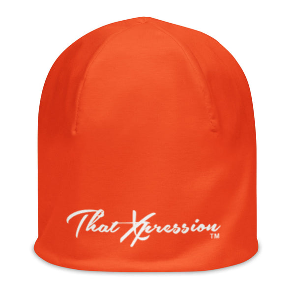ThatXpression Fashion Signature Orange Unisex Beanie