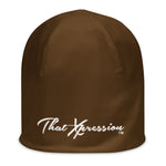 ThatXpression Fashion Signature Brown Unisex Beanie