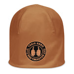 ThatXpression Fashion Badge Brown Tan Unisex Beanie