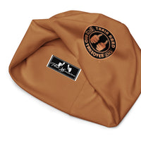 ThatXpression Fashion Badge Brown Tan Unisex Beanie