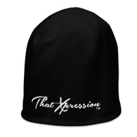 ThatXpression Fashion Signature Black Unisex Beanie
