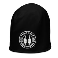 ThatXpression Fashion Badge White Unisex Beanie