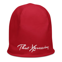 ThatXpression Fashion Signature Red Unisex Beanie