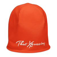ThatXpression Fashion Signature Orange Unisex Beanie