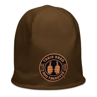 ThatXpression Fashion Badge Brown Unisex Beanie