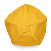 ThatXpression Fashion Badge Yellow Unisex Beanie