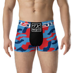 ThatXpression Fashion Tennessee Camo Themed Navy Red Boxer Briefs