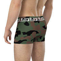 ThatXpression Fashion Camo Themed Black Green Boxer Briefs