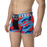 ThatXpression Fashion Tennessee Camo Themed Navy Red Boxer Briefs