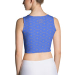 ThatXpression Fashion's Elegance Collection Blue and Tan Crop Top