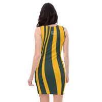 ThatXpression's Green Bay Themed Green & Gold Savage Fitted Dress Collection