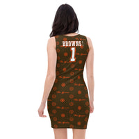 ThatXpression's Brand Appreciation Browns Themed Racerback Dress