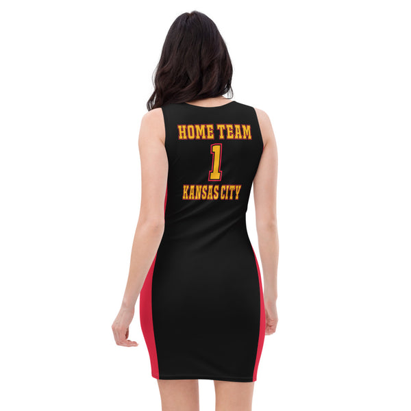 Thatxpression Home Team Kansas City Jersey Themed Dress -   Canada