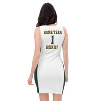 ThatXpression Home Team Green Bay Jersey Themed Dress