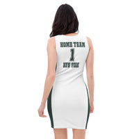 ThatXpression Home Team New York Jersey Themed Dress