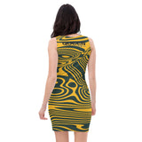 Queen'n Queen Of Spades Green Gold Party Dress