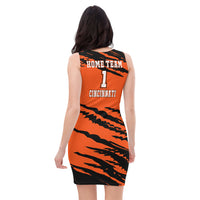 ThatXpression's Black Orange Cincinnati Home Team Racerback