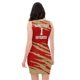 ThatXpression's Gold Red San Francisco Jagged Style Racerback