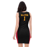 ThatXpression All Star Fans Hawks Jersey Theme Dress