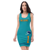 ThatXpression Fashion Fitness His & Hers Dolphins Super Fan Home Team Dress