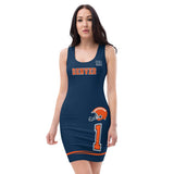 ThatXpression Superfan Denver Sports Themed Fitted Dress