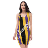 ThatXpression's Minnesota Themed Purple & Gold Savage Fitted Dress Collection