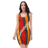 ThatXpression's Tampa Themed Red & Orange Savage Fitted Dress Collection