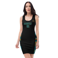 ThatXpression Fashion Jacksonville Home Team Camouflage Racerback Jersey Type Dress