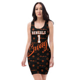 ThatXpression's Brand Appreciation Bengals Themed Racerback Dress
