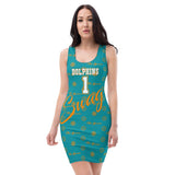 ThatXpression's Brand Appreciation Dolphins Themed Racerback Dress